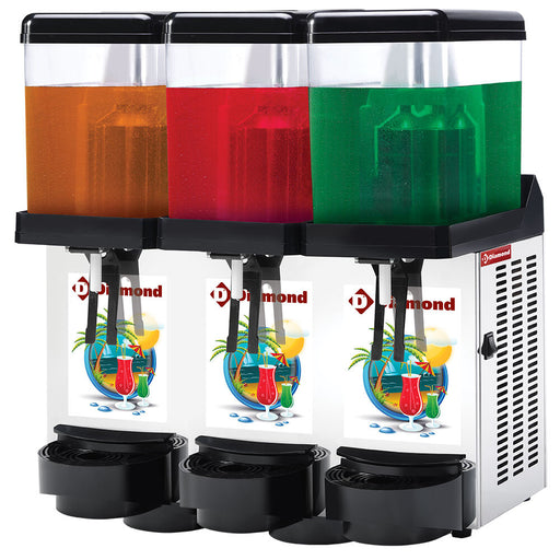 Diamond Refrigerated Slush Drink Dispenser – 3 x 12 Litres